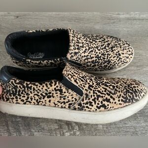 Dr. Scholls Leopard Print Slip-On Sneakers